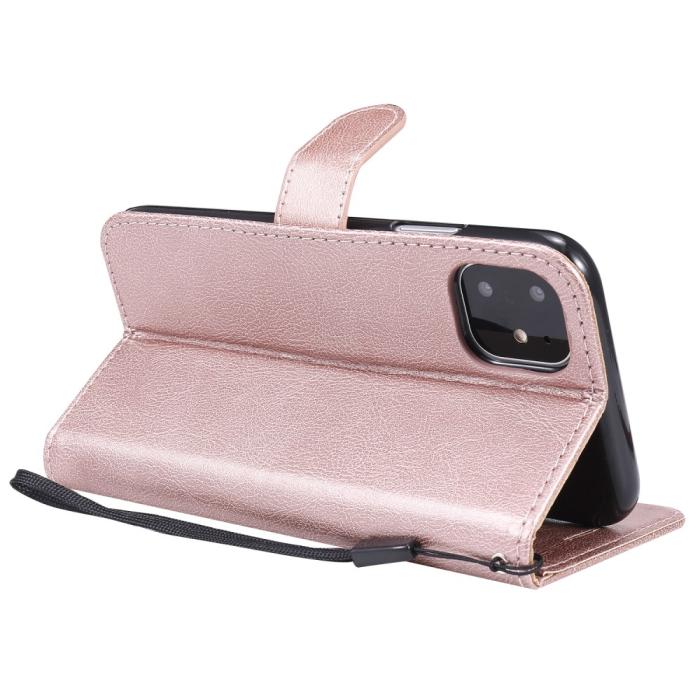 Bild 5, iPhone 11 - Plånboksfodral - Roséguld