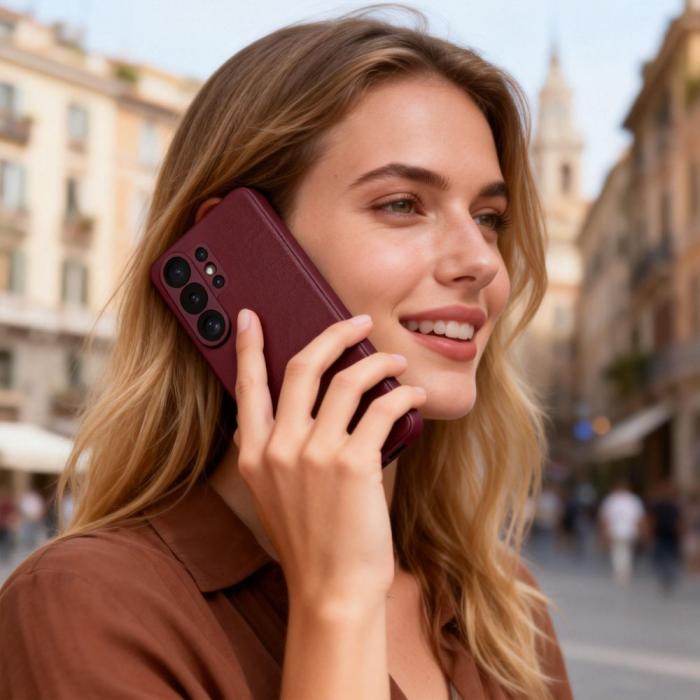 Bild 4, Tech-Protect Galaxy S26 Ultra Fodral Smart Wallet Mulberry