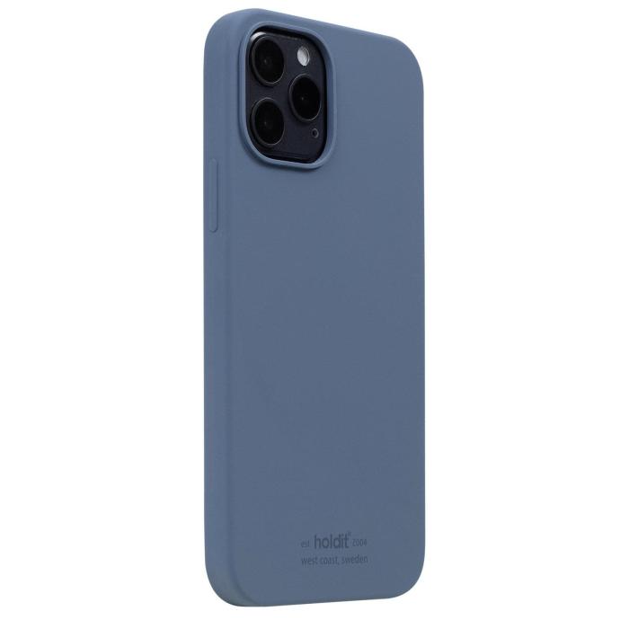 Bild 2, holdit iPhone 12/12 Pro Mobilskal Silikon Pacific Blue