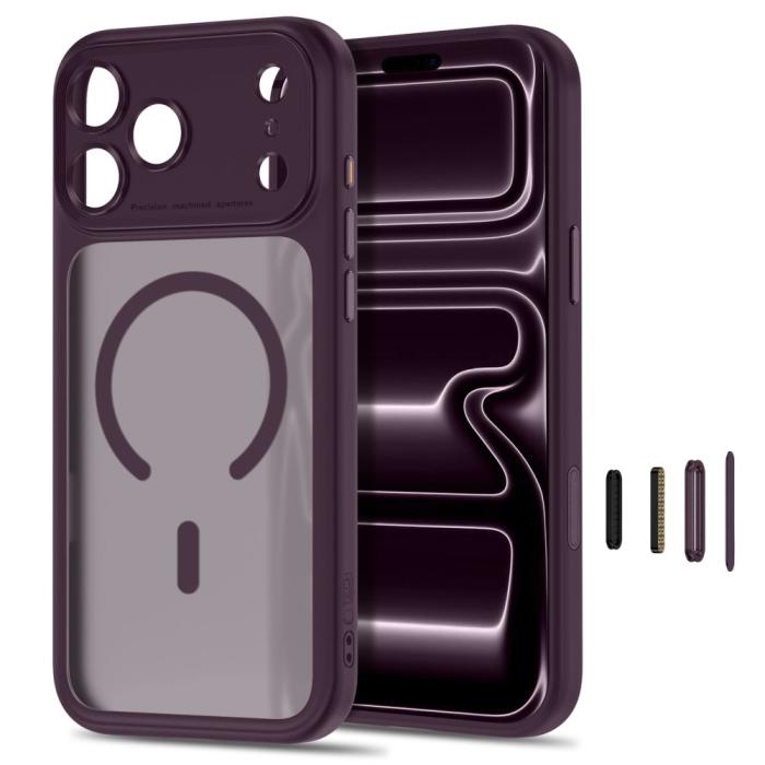 Bild 3, T-P iPhone 18 Pro Max/17 Pro Max Skal MagSafe Burgundy