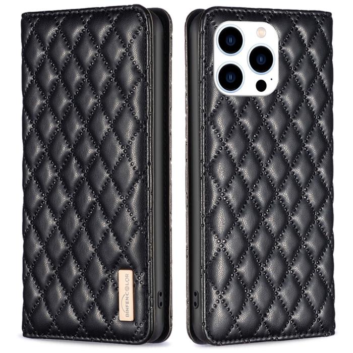 Bild 1, iPhone 16 Pro Max Fodral Diamond Flip Svart