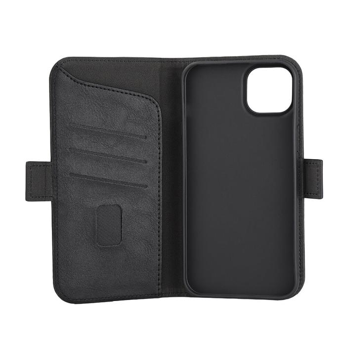 Bild 4, GEAR iPhone 15 Plus Fodral MagSafe Läder Svart