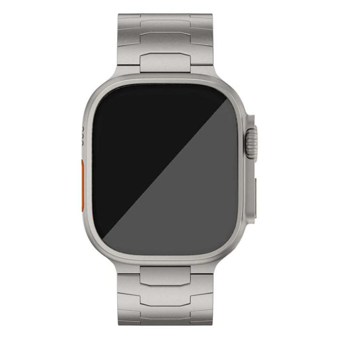 Bild 3, Apple Watch 42/44/45/49 Klockarmband Metall Svart