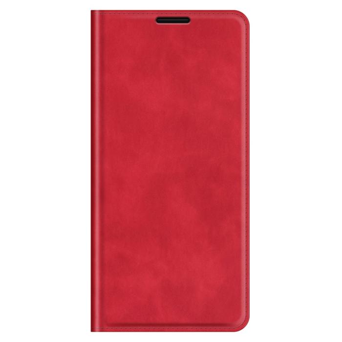 Bild 6, Nokia XR20 Fodral Skin Touch Flip Läder Röd