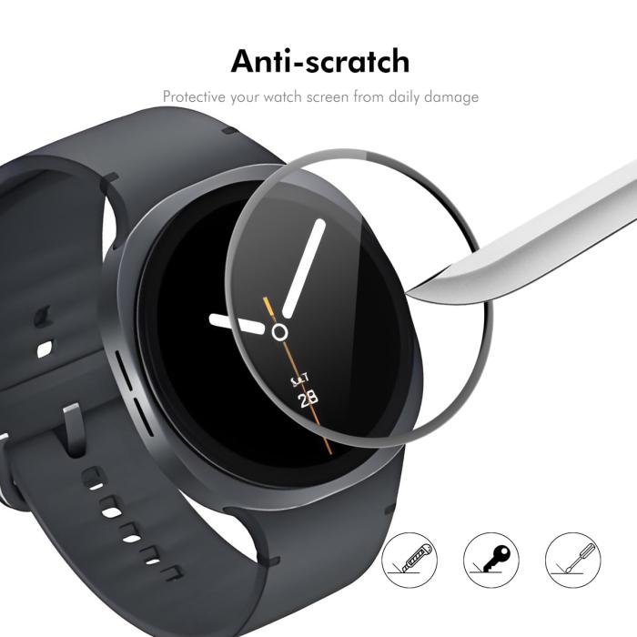Bild 5, ENKAY Samsung Galaxy Watch 8 44 mm Skärmskydd Heltäckande