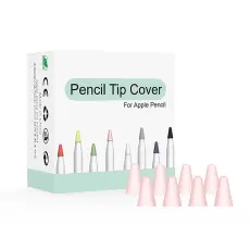 8-PACK Apple Pencil 1/2/Pro Spetsskydd / Tip Cover Rosa