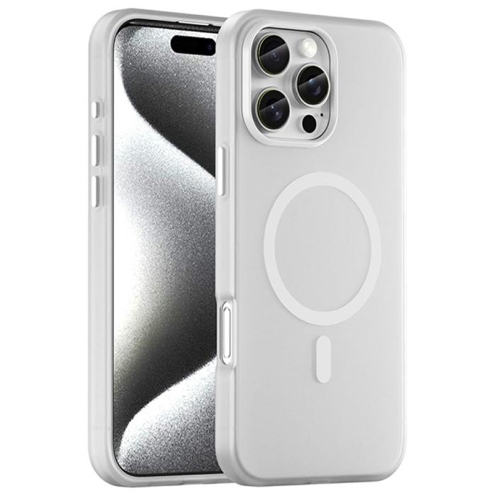Bild 1, iPhone 16 Pro Max Skal MagSafe Slim Matt Vit