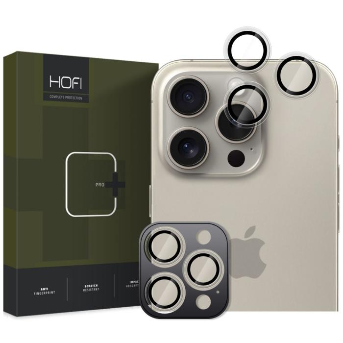Bild 1, HOFI iPhone 16 Pro / 16 Pro Max Linsskydd CamRing Pro+ Transparent