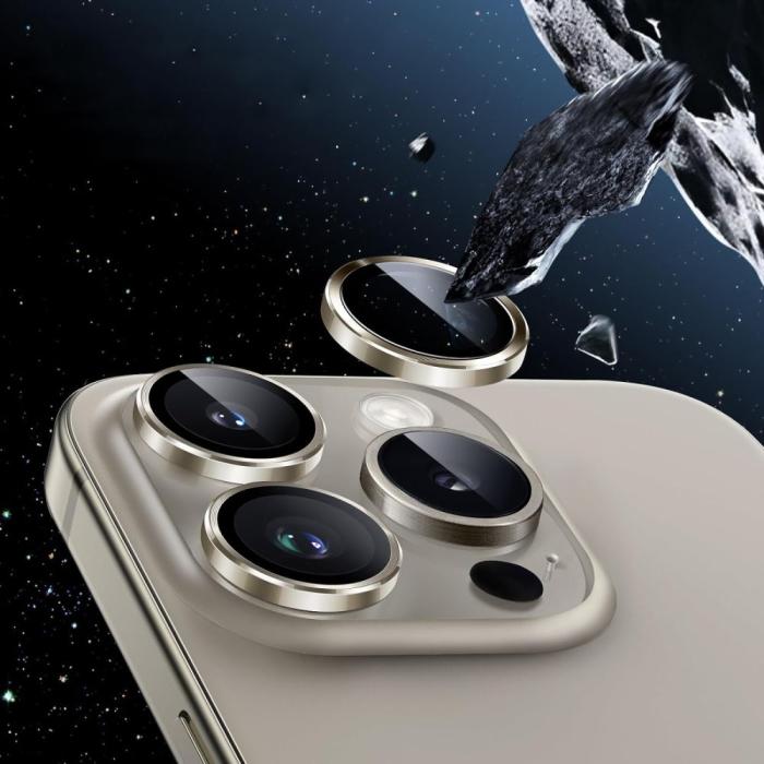 Bild 3, HOFI iPhone 16 Pro / 16 Pro Max Linsskydd CamRing Pro+ Transparent