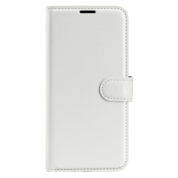 Bild 5, Xiaomi Redmi Note 12 4G Fodral Litchi Läder Vit