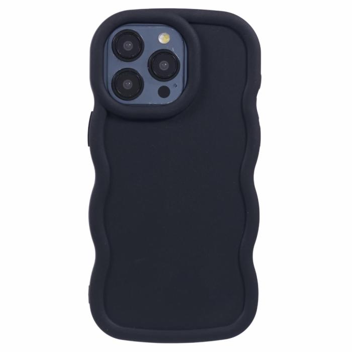 Bild 1, iPhone 14 Pro Max Mobilskal Wavy Svart