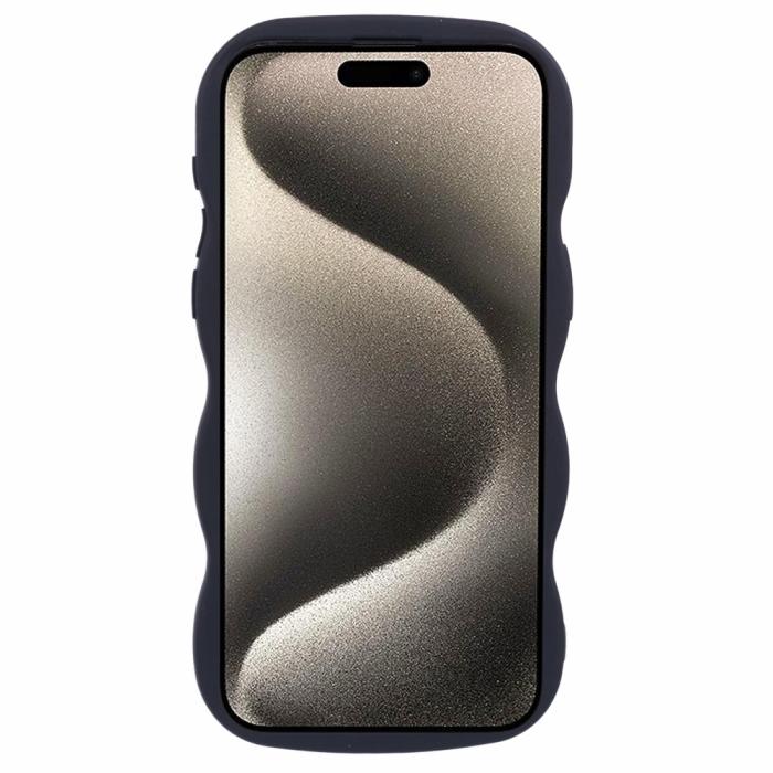 Bild 2, iPhone 14 Pro Max Mobilskal Wavy Svart