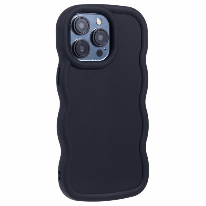 Bild 3, iPhone 14 Pro Max Mobilskal Wavy Svart