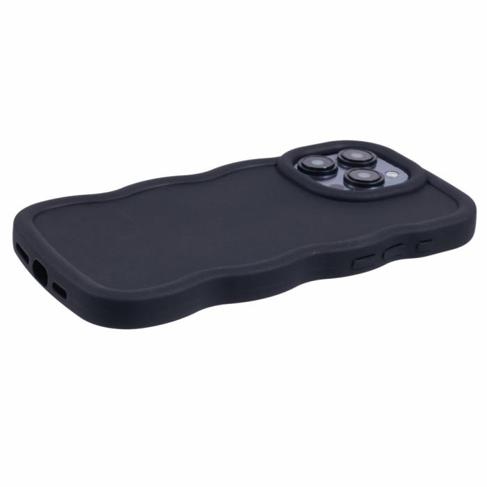Bild 5, iPhone 14 Pro Max Mobilskal Wavy Svart