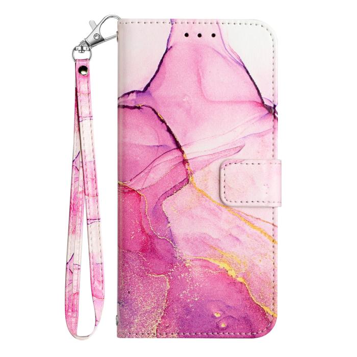 Bild 3, Nothing Phone 3 Fodral Läder Marmor Rosa