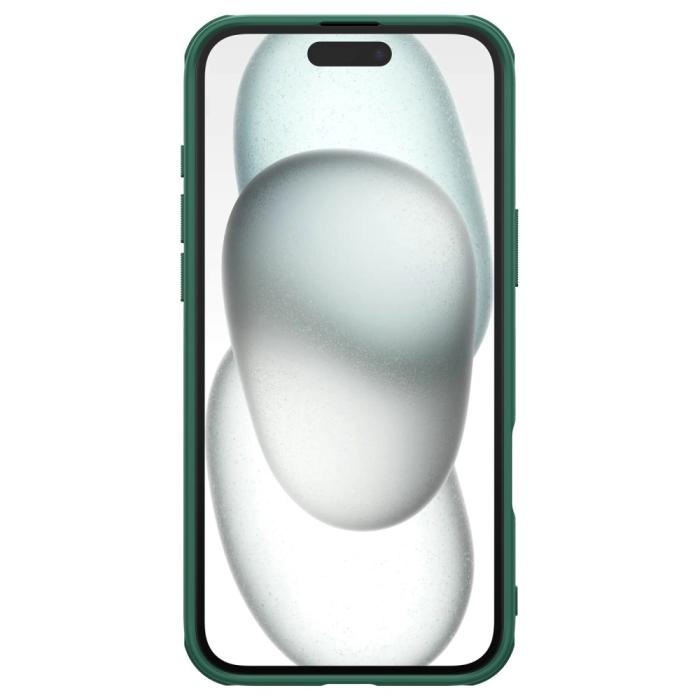 Bild 4, NILLKIN iPhone 16 Skal Frosted Shield Pro Grön