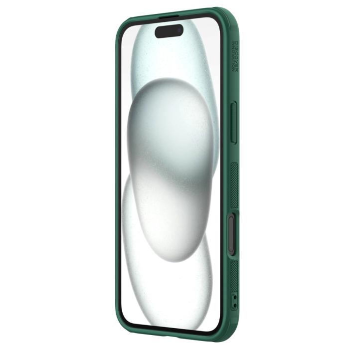 Bild 5, NILLKIN iPhone 16 Skal Frosted Shield Pro Grön