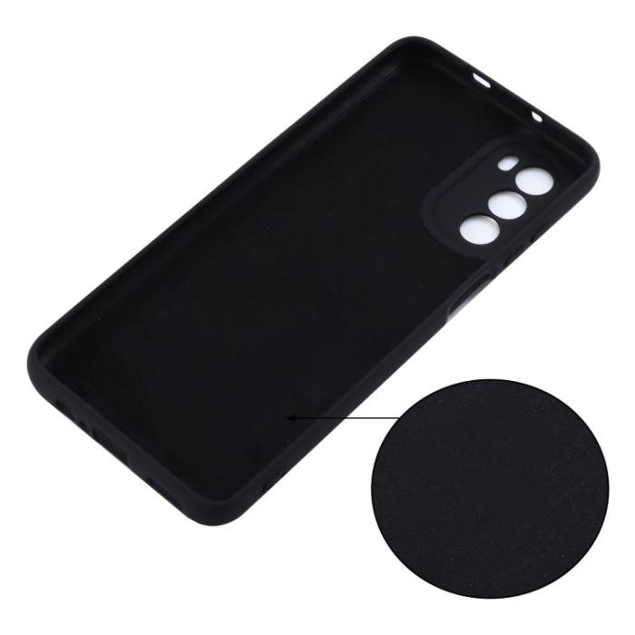 Bild 5, Motorola Moto G52/G82 Skal Liquid Silikon Svart