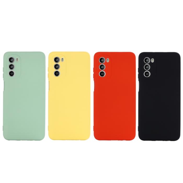 Bild 6, Motorola Moto G52/G82 Skal Liquid Silikon Svart