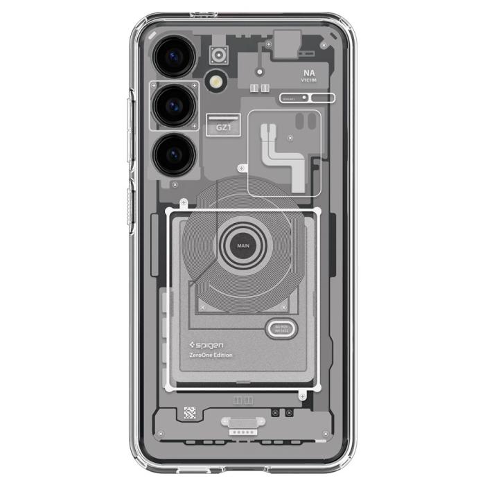 Bild 2, Spigen Galaxy S24 Skal Ultra Hybrid Zero One White