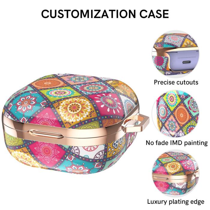 Bild 3, AHASTYLE Galaxy Buds 2/2 Pro/Pro/Live Skal Pattern Boho