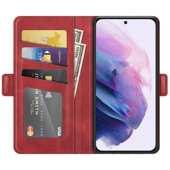 Bild 4, Samsung Galaxy S22 Plus Fodral Med Magnetisk Stängning Röd