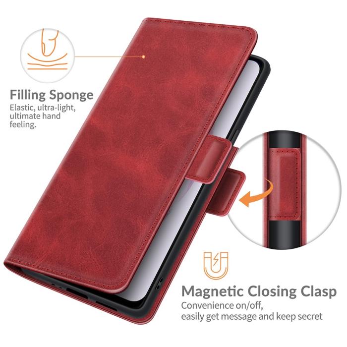 Bild 6, Samsung Galaxy S22 Plus Fodral Med Magnetisk Stängning Röd