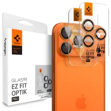 Spigen iPhone 17 Pro/Pro Max/16 Pro/Pro Max 2-PACK Linsskydd GLAS.tR "Ez Fit"