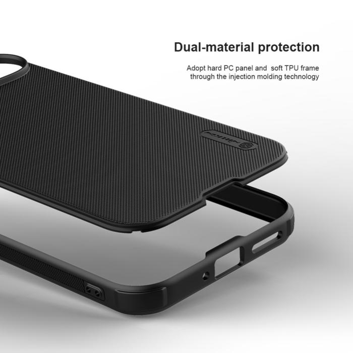 Bild 6, NILLKIN Google Pixel 9/9 Pro Skal Frosted Shiled Pro Svart
