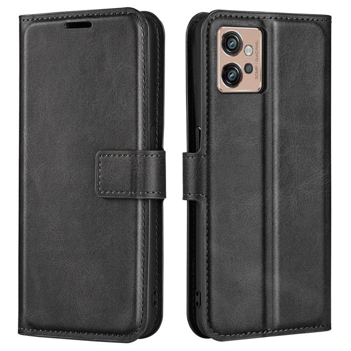 Bild 1, Motorola Moto G32 Fodral Läder Svart