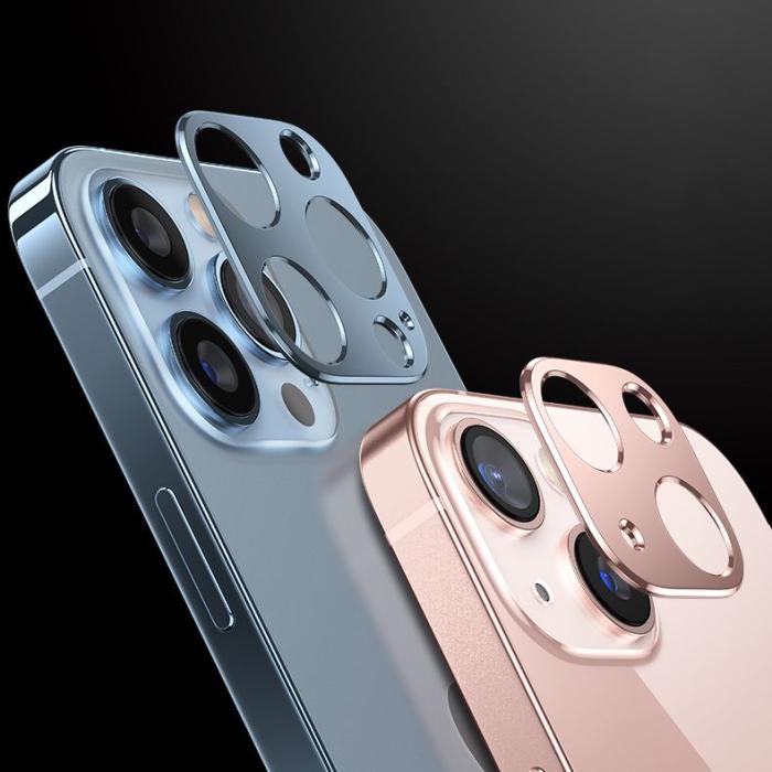 Bild 6, HOFI iPhone 13 Pro / 13 Pro Max Linsskydd Pro+ Aluminium Svart