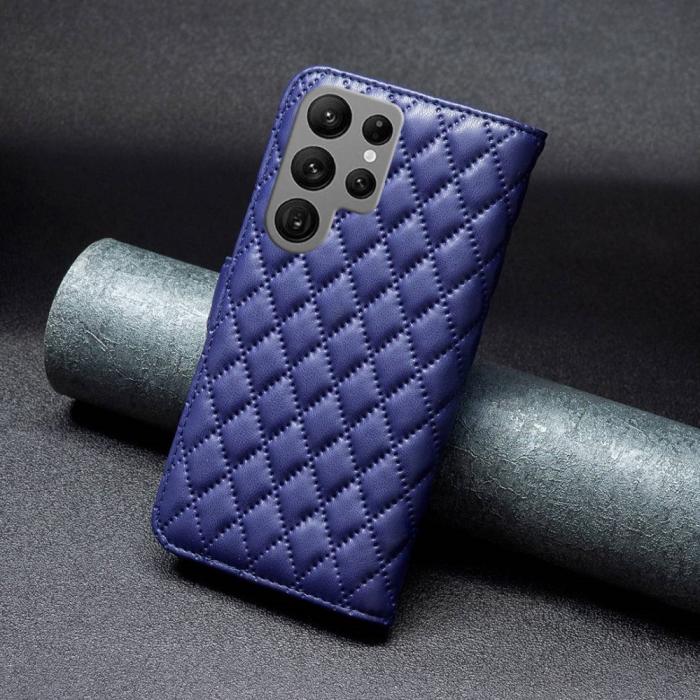 Bild 5, Samsung Galaxy S23 Ultra Fodral Diamond Textur Blå