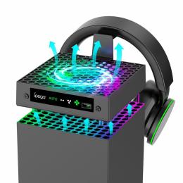 iPega Automatisk Kylfäkt Med Laddare För Xbox X RGB Svart
