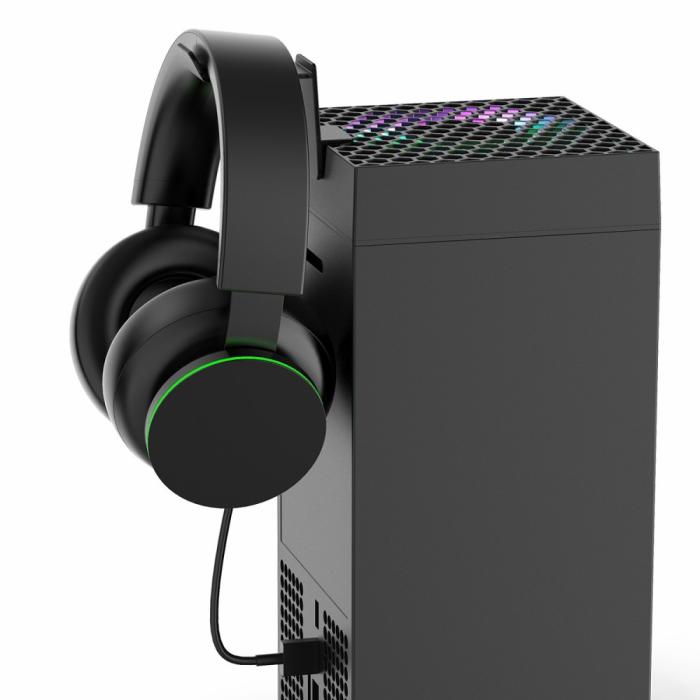 Bild 2, iPega Automatisk Kylfäkt Med Laddare För Xbox X RGB Svart