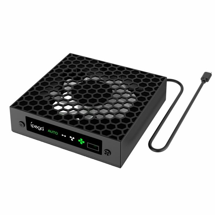 Bild 4, iPega Automatisk Kylfäkt Med Laddare För Xbox X RGB Svart