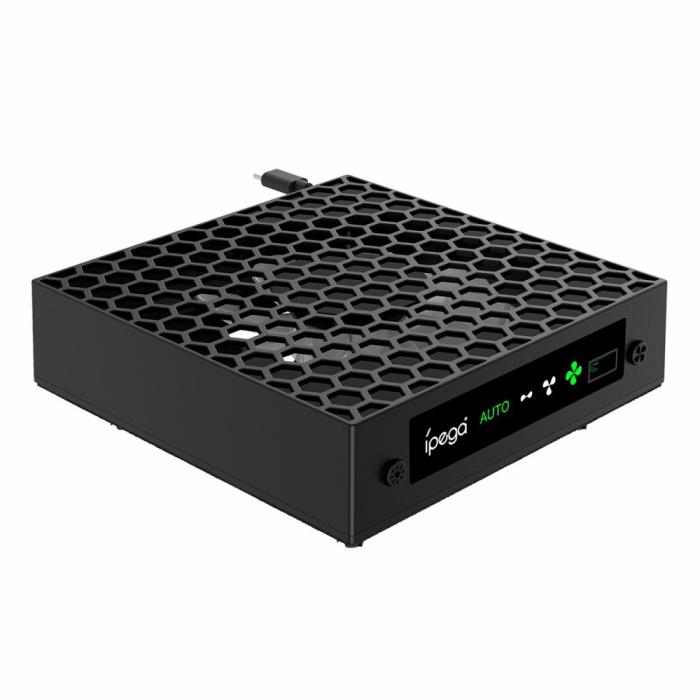 Bild 5, iPega Automatisk Kylfäkt Med Laddare För Xbox X RGB Svart