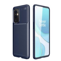 OnePlus 9 - Kolfiber Textur Skal - Blå