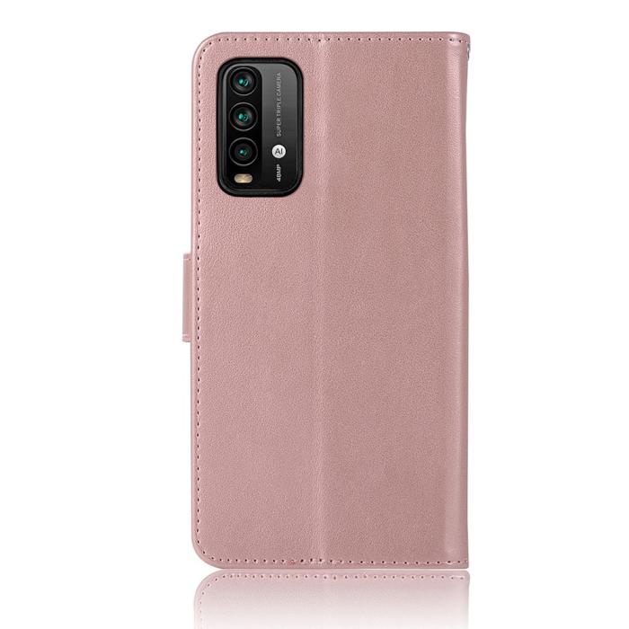 Bild 2, Xiaomi Redmi 9T - Dream Catcher Läder Fodral - Roséguld