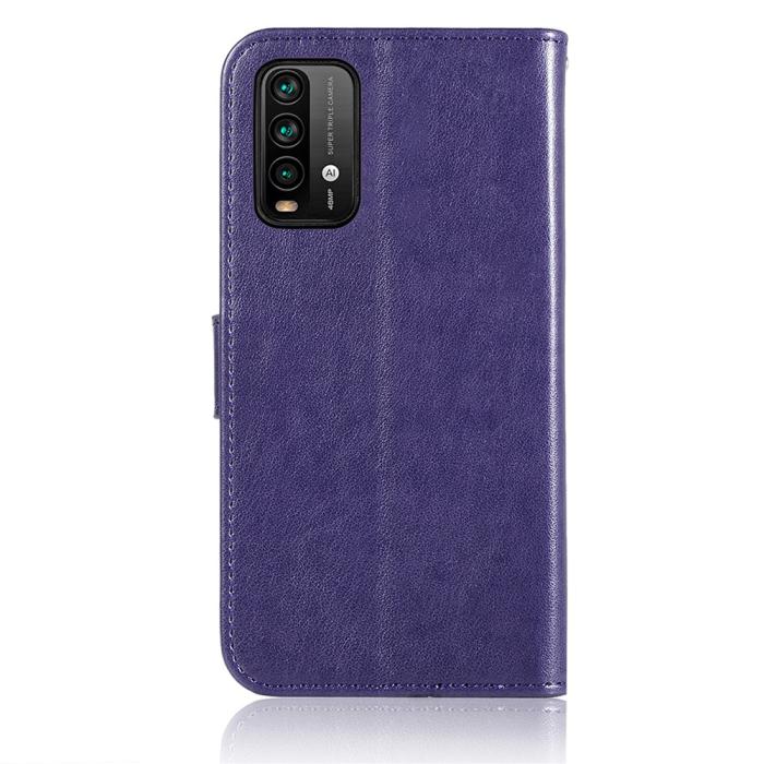 Bild 2, Xiaomi Redmi 9T - Dream Catcher Läder Fodral - Lila