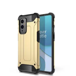 OnePlus 9 - Shockproof Armor Hybrid Skal - Guld