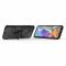 Samsung Galaxy A21s - Hybrid Armor Ring Skal - Svart