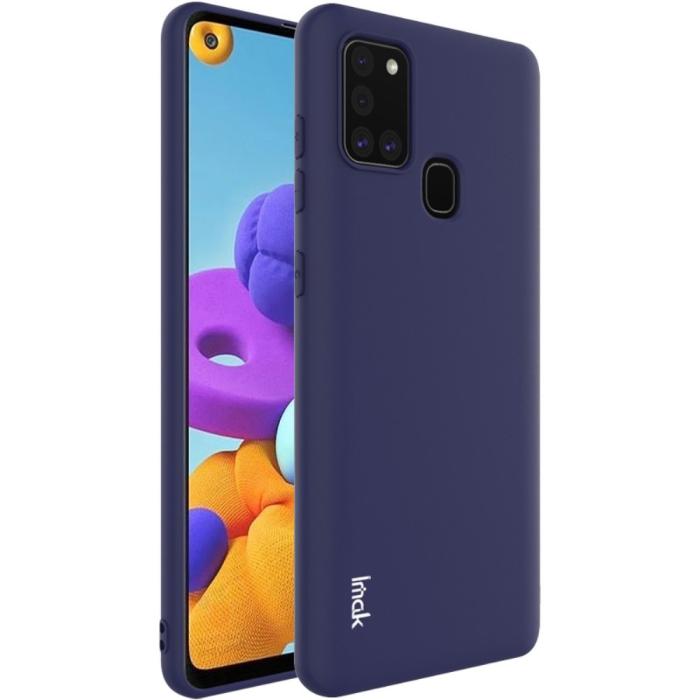 Bild 1, Samsung Galaxy A21s - IMAK Matt TPU Skal - Blå