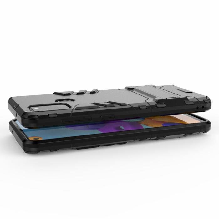 Bild 4, Samsung Galaxy A21s - Hybrid Kickstand Skal - Svart