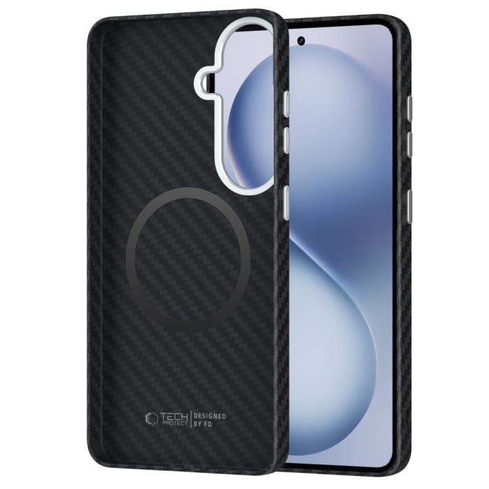 Bild 3, Tech-Protect Galaxy S26 Skal MagSafe ION Carbon Svart