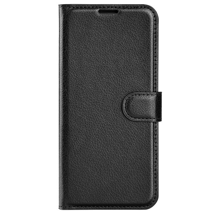 Bild 6, Xiaomi 14 Fodral Litchi Läder Svart