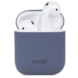 holdit AirPods Nygård Skal Silikon Pacific Blue