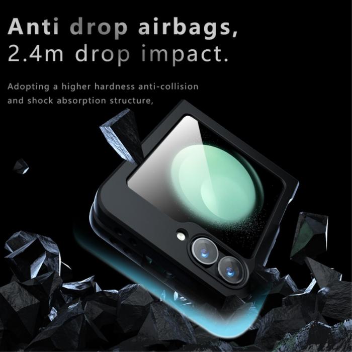 Bild 3, Samsung Galaxy Z Flip 6 / 7 FE Skal MagSafe Skin Feel Svart