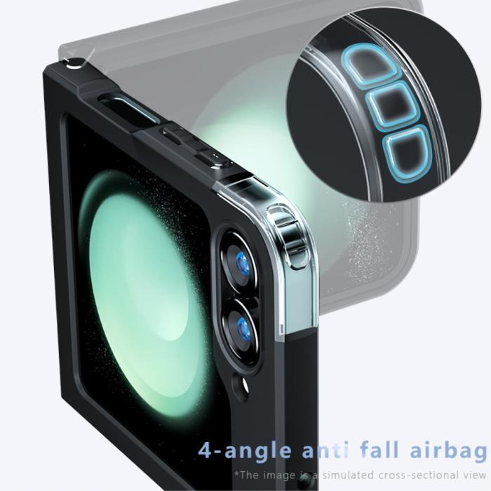 Bild 4, Samsung Galaxy Z Flip 6 / 7 FE Skal MagSafe Skin Feel Svart