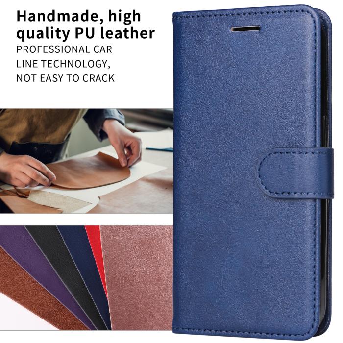 Bild 6, Motorola Moto G86 Power / G86 5G Fodral Läder Blå