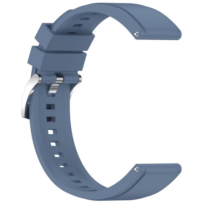 Bild 4, Klockarmband 22 mm Quick Release Silikon Blå